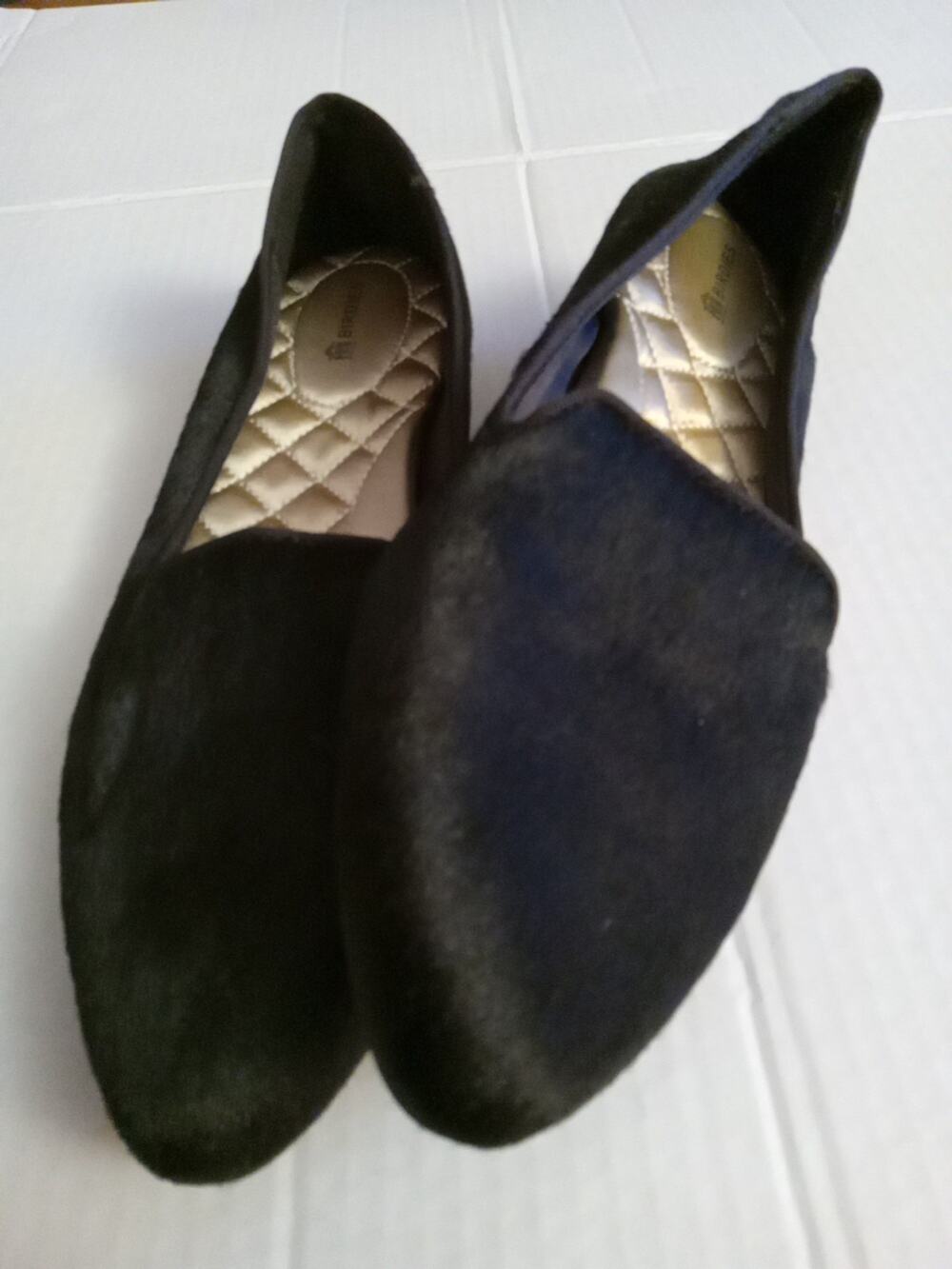 NWOT Birdies Women's Size 8.5 The Heron Flat Velvet Shoe's Classy, Comfortable